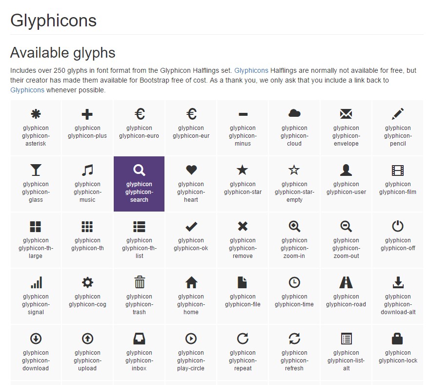 Bootstrap Icons official  documents