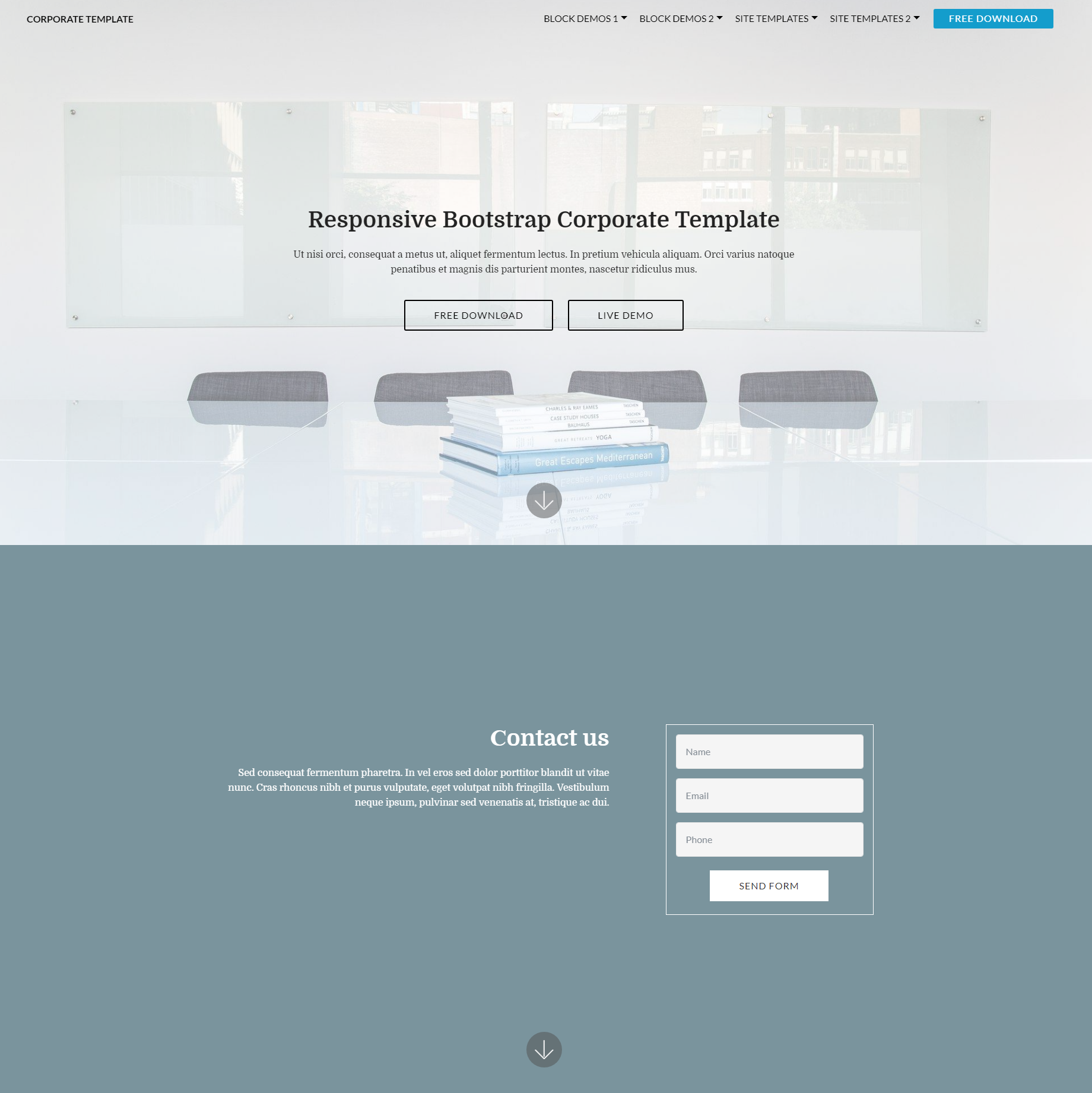 Innovative Free HTML Bootstrap Templates 22 With Estimation Responsive Business Html Template Free Download