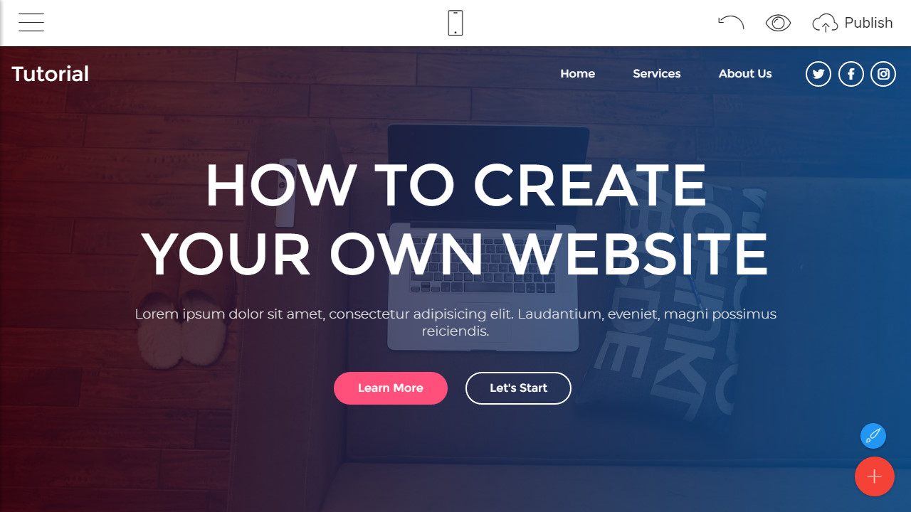 how to create a website free