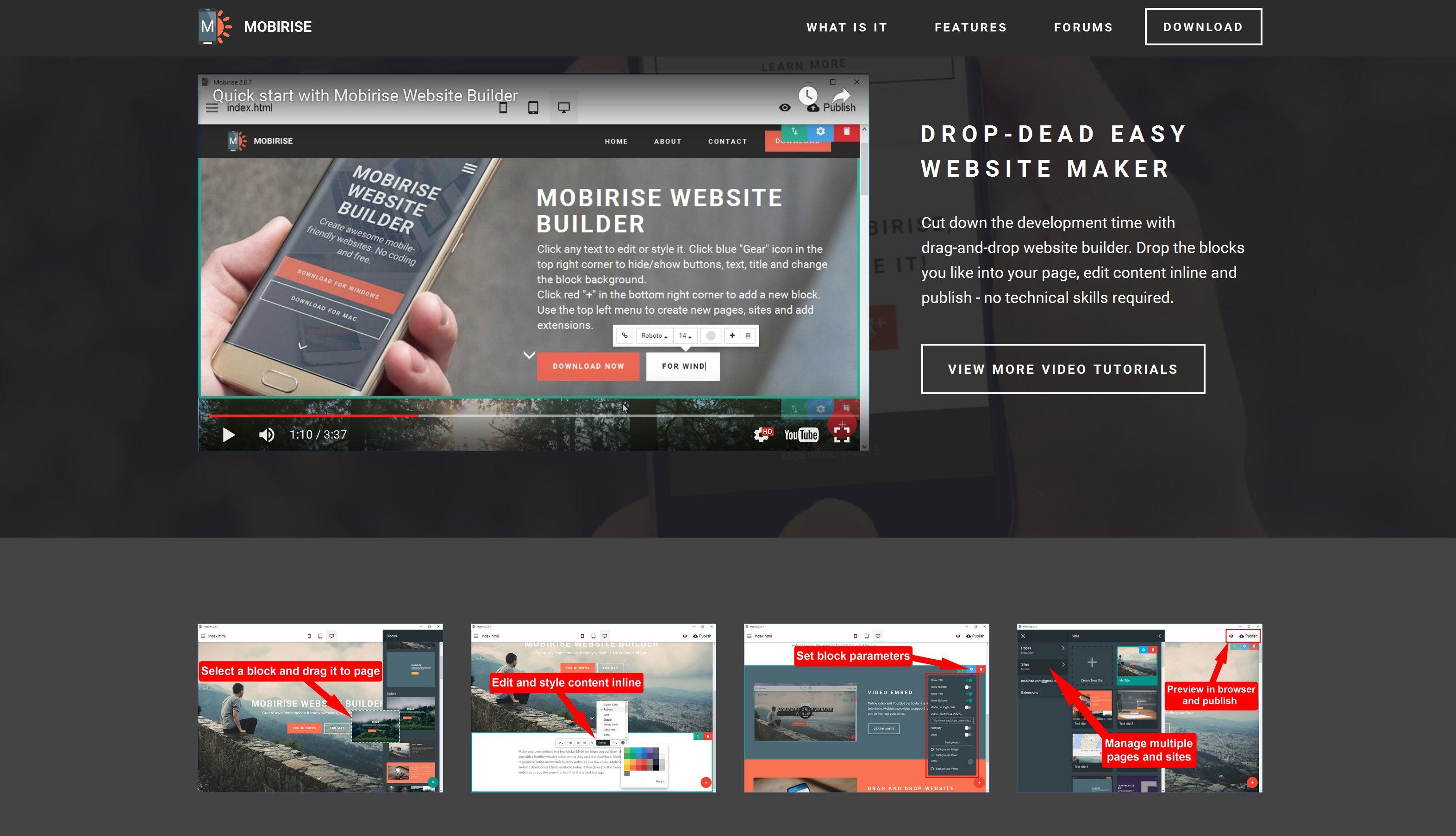 Responsive Mobile Website Generator Software