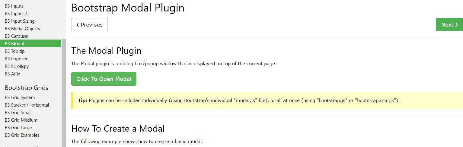 Bootstrap Modal Popup:  article  article