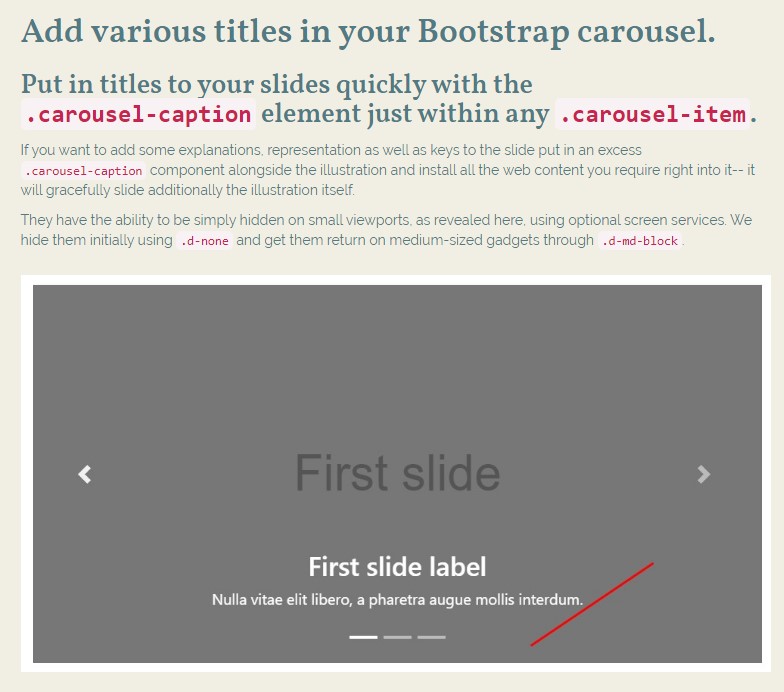  Bootstrap Image Carousel 