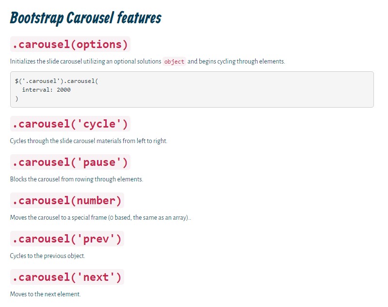  Carousel Bootstrap Examples 