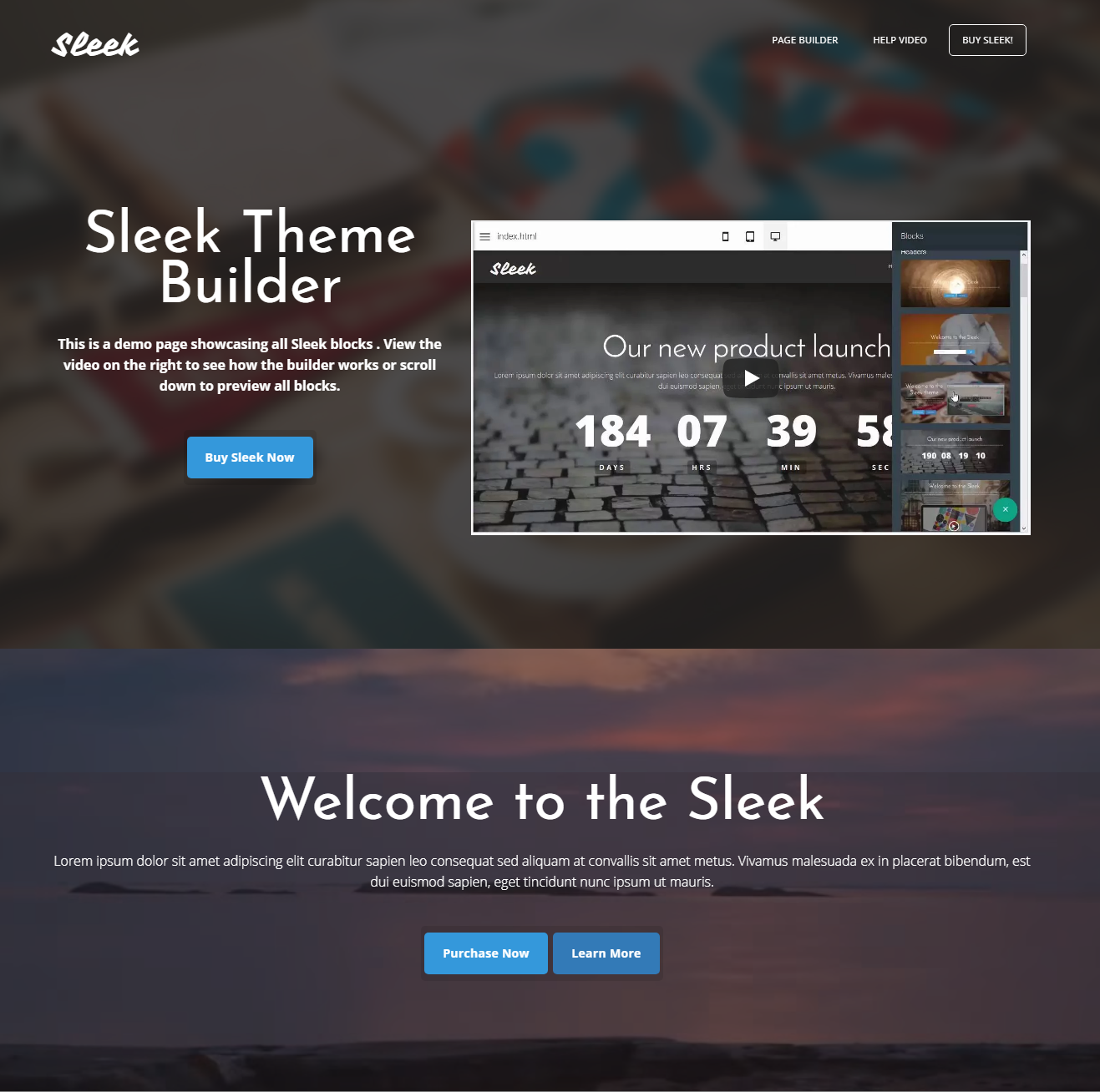 Responsive Bootstrap Sleek Templates