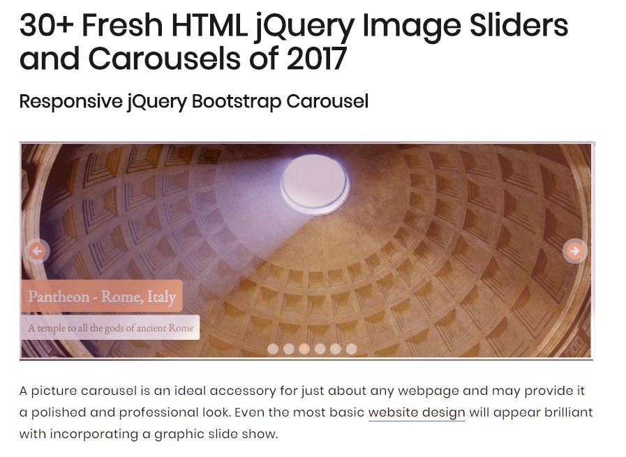  Bootstrap Carousel Slider 